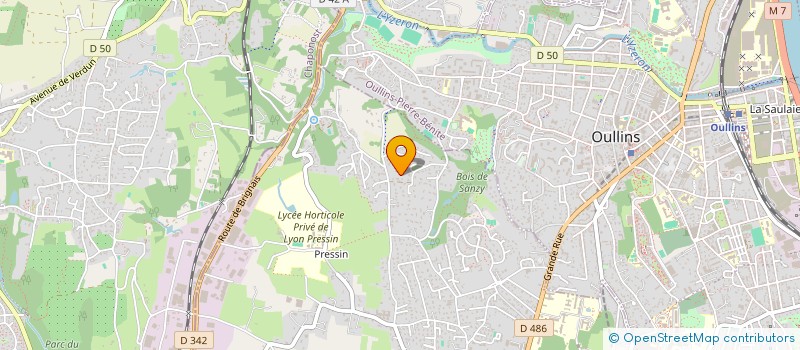 localisation de l'entreprise CHRISJO2  SAINT-GENIS-LAVAL