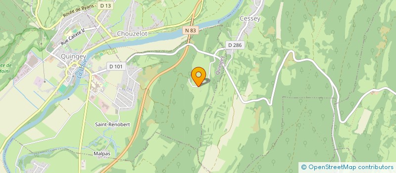 localisation de l'entreprise CHRISJOJEPHIL  QUINGEY