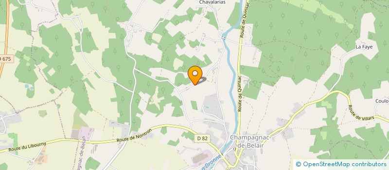 localisation de l'entreprise CHRISJU24  CONDAT-SUR-TRINCOU