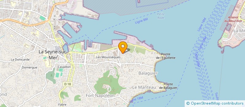 localisation de l'entreprise CHRISLANI à LA SEYNE-SUR-MER