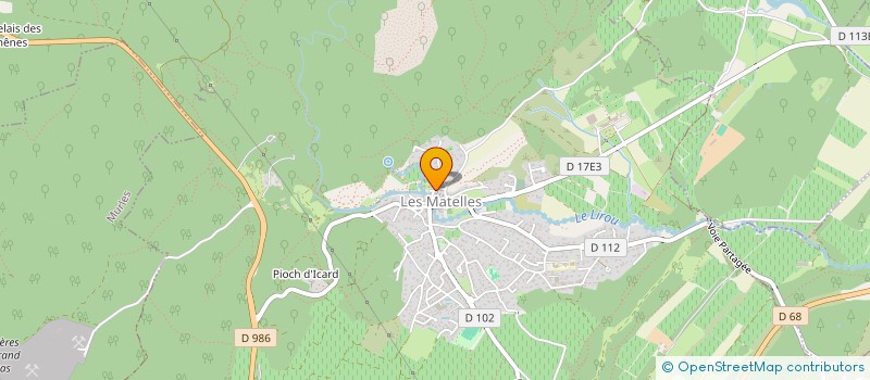 localisation de l'entreprise CHRISLAU  LES MATELLES