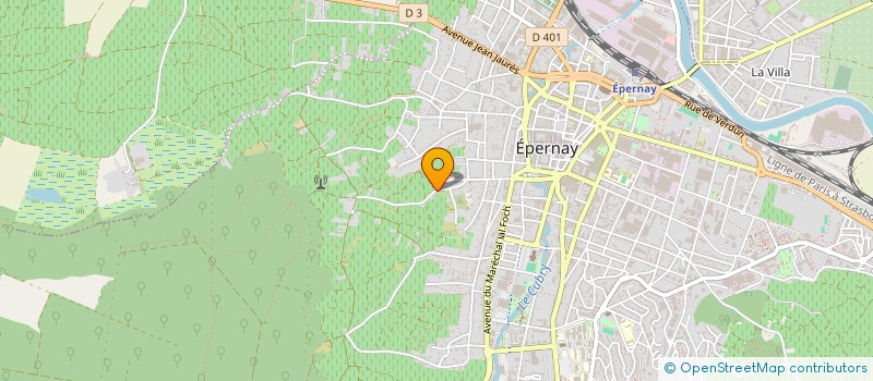 localisation de l'entreprise CHRISLAUMELIS  EPERNAY