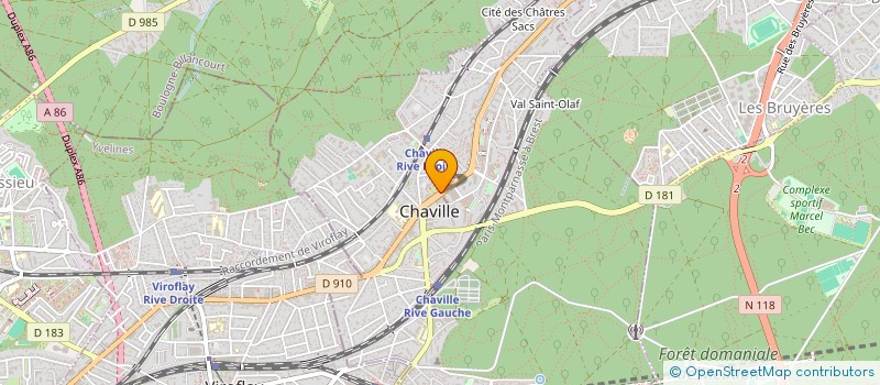 localisation de l'entreprise CHRISLENE à CHAVILLE