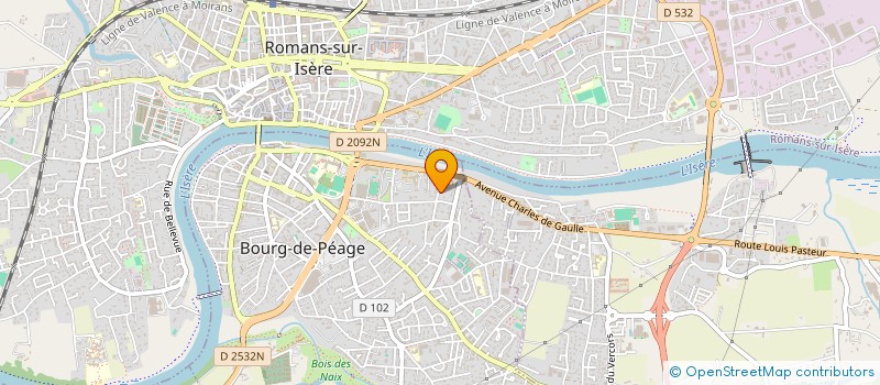 localisation de l'entreprise CHRISLES  BOURG-DE-PEAGE