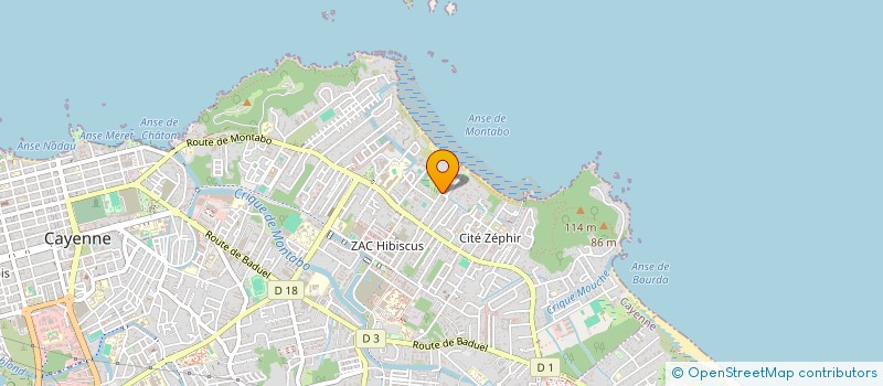 localisation de l'entreprise CHRISLIDE  CAYENNE