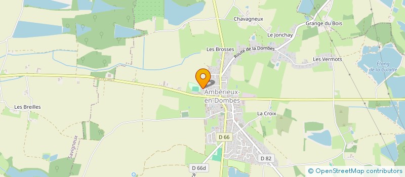 localisation de l'entreprise CHRISLINE à AMBERIEUX-EN-DOMBES