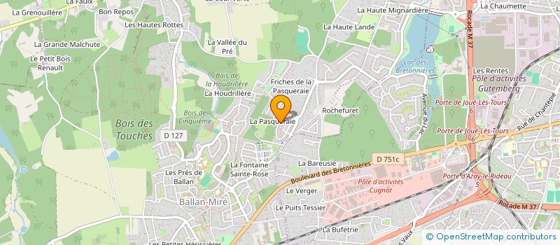 localisation de l'entreprise CHRISLO à ANGERS