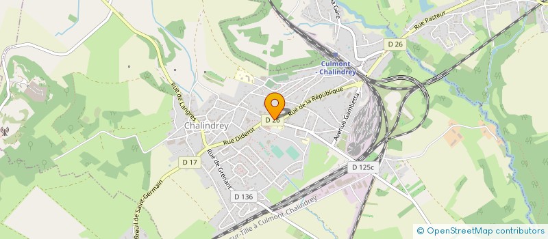 localisation de l'entreprise CHRISLOU à CHALINDREY