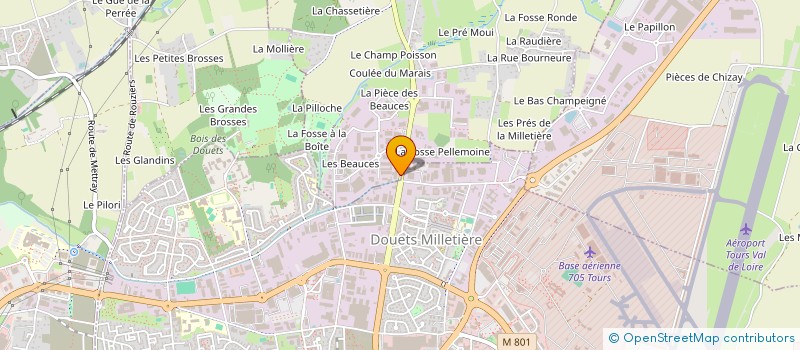 localisation de l'entreprise CHRISLY PROMOTION  NOTRE-DAME-D'OE