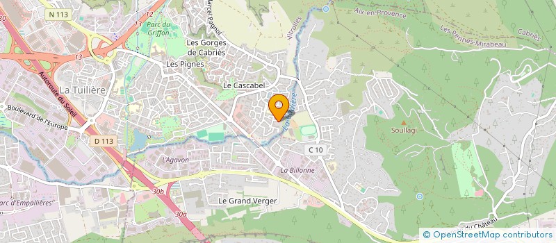 localisation de l'entreprise CHRISLYNE à VITROLLES