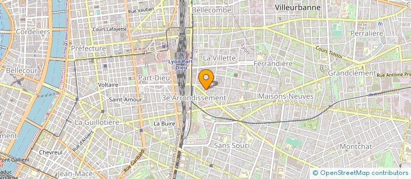 localisation de l'entreprise CHRISLYS  LYON