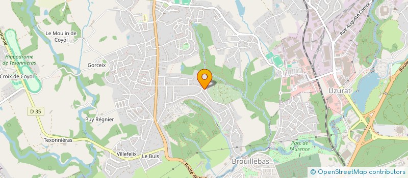 localisation de l'entreprise CHRISLYS SARL à COUZEIX