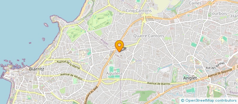 localisation de l'entreprise CHRISMA 2  ANGLET