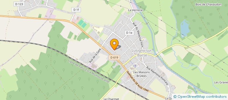 localisation de l'entreprise CHRISMA  BUCHERES