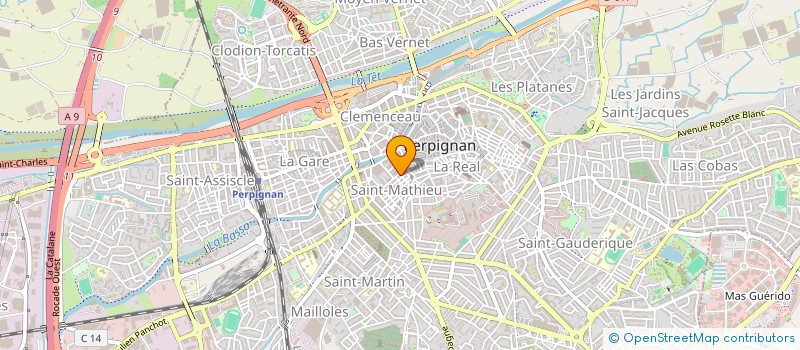 localisation de l'entreprise CHRISMAG  PERPIGNAN