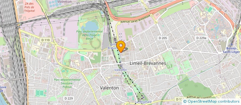 localisation de l'entreprise CHRISMAL  LIMEIL-BREVANNES