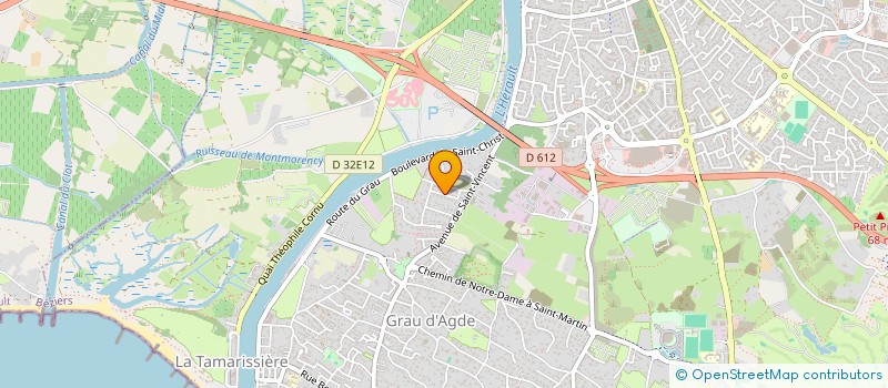 localisation de l'entreprise CHRISMANI  AGDE