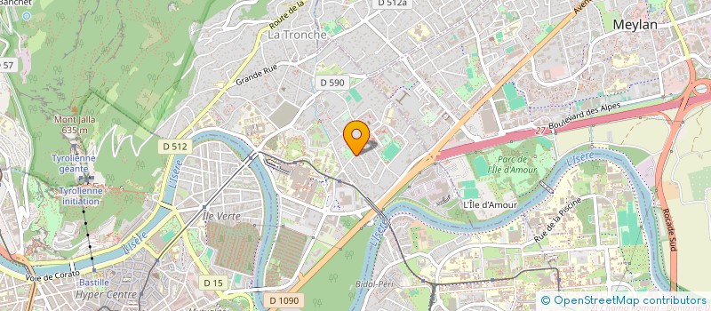 localisation de l'entreprise CHRISMAR  LA TRONCHE