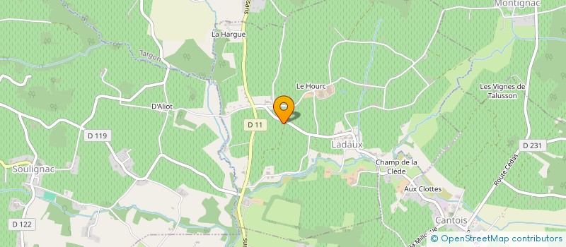 localisation de l'entreprise CHRISMAR  LADAUX