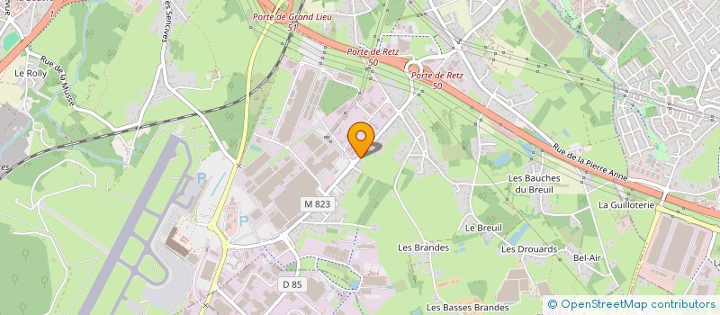 localisation de l'entreprise CHRISMARC à BOUGUENAIS