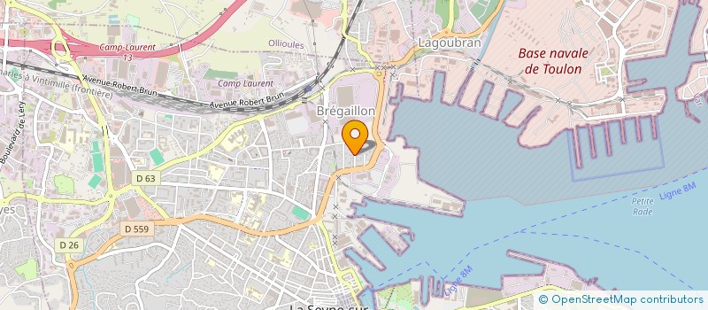 localisation de l'entreprise CHRISMART  LA SEYNE-SUR-MER