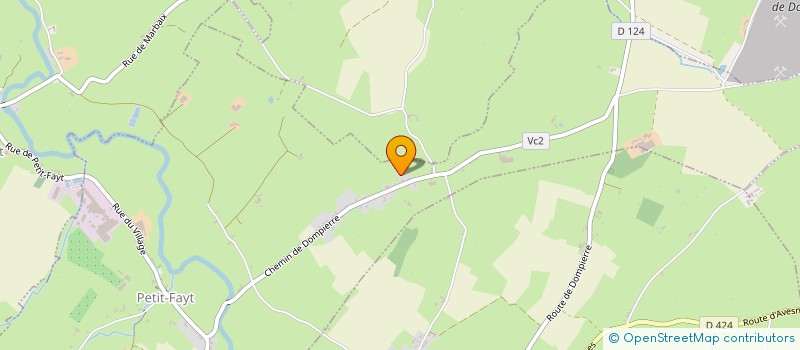 localisation de l'entreprise CHRISMEL  PETIT-FAYT