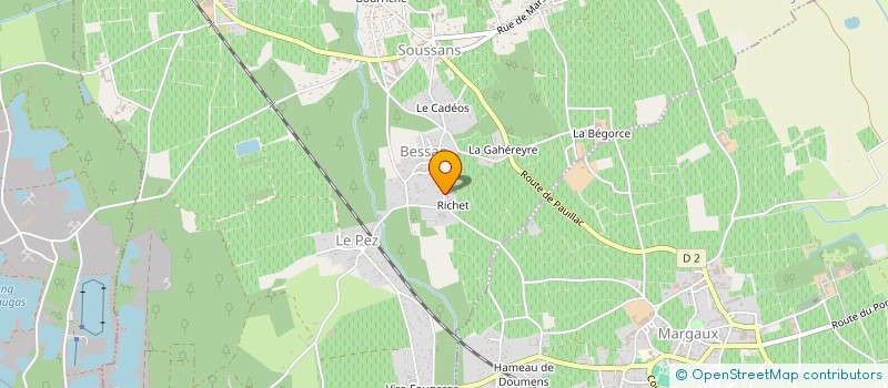 localisation de l'entreprise CHRISMELIE  ARSAC