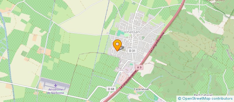 localisation de l'entreprise CHRISMER  VINASSAN