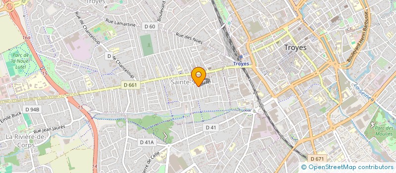 localisation de l'entreprise CHRISMI  SAINTE-SAVINE