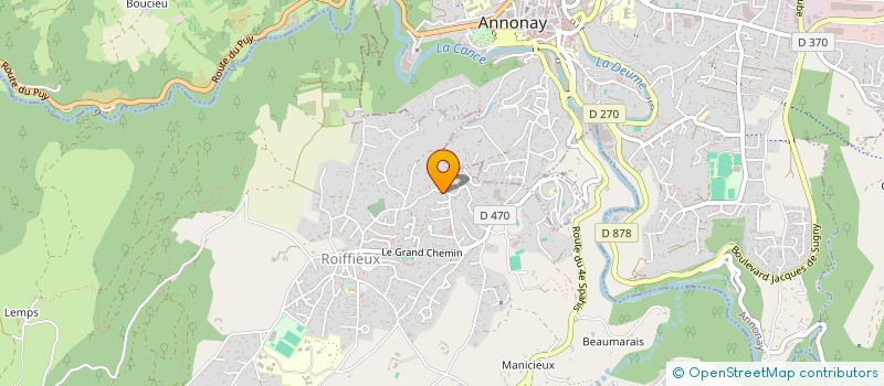 localisation de l'entreprise CHRISMY  ROIFFIEUX