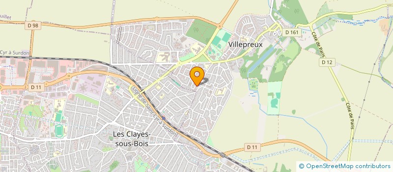 localisation de l'entreprise CHRISMYTY  VILLEPREUX