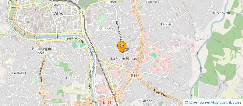 localisation de l'entreprise CHRISNA  ALES