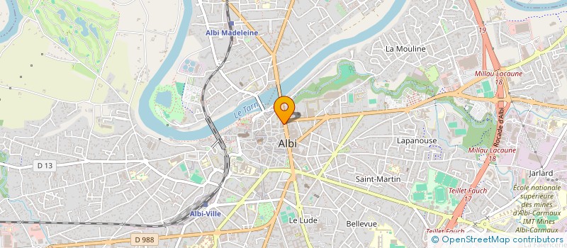 localisation de l'entreprise CHRISOL à ALBI