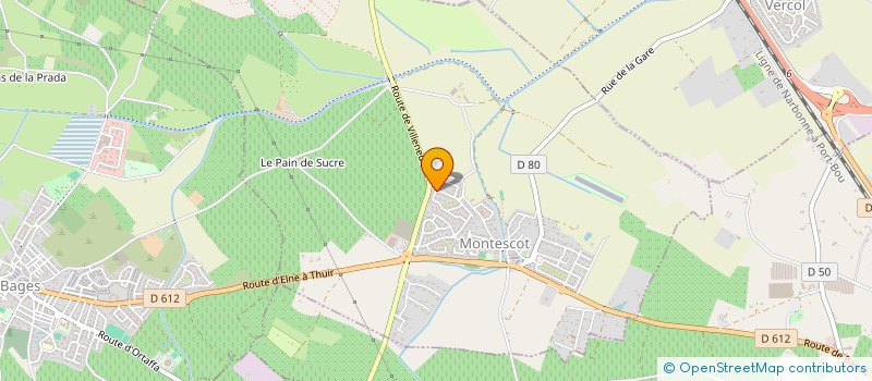 localisation de l'entreprise CHRISOPH  MONTESCOT