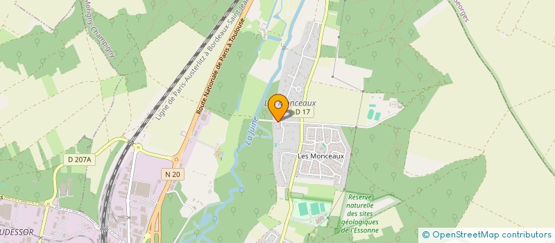 localisation de l'entreprise CHRISOTEL à MORIGNY-CHAMPIGNY