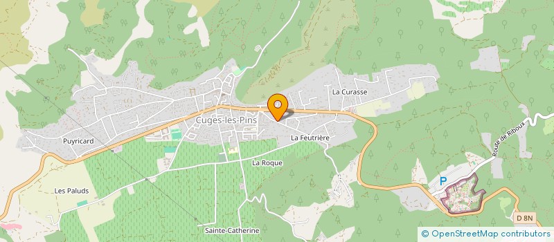 localisation de l'entreprise CHRISOTTO  CUGES-LES-PINS