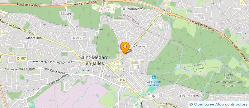 localisation de l'entreprise CHRISPAT SARL à SAINT-MEDARD-EN-JALLES