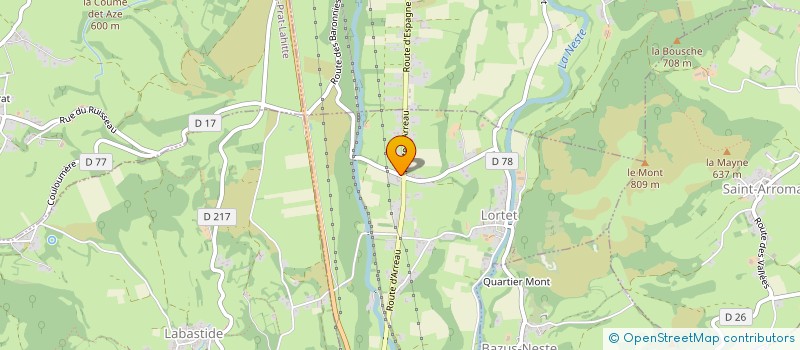 localisation de l'entreprise CHRISPHANIE  LORTET