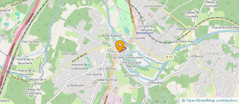 localisation de l'entreprise CHRISPHI  MONTBAZON