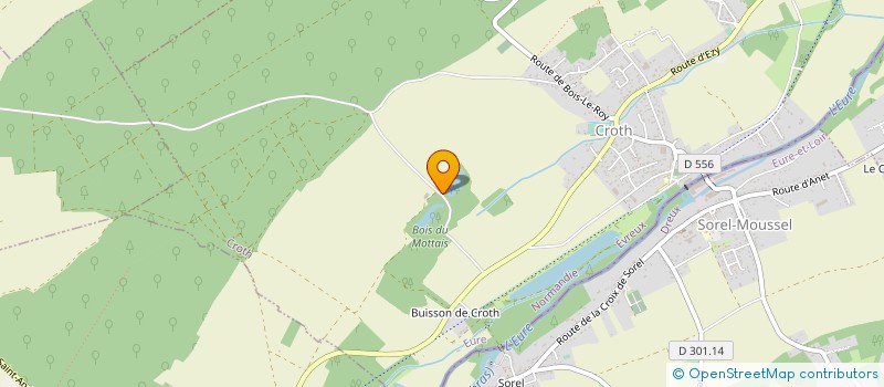 localisation de l'entreprise CHRISPHIL  CROTH