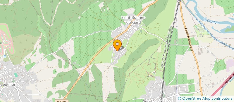 localisation de l'entreprise CHRISPYT  SAINT-BONNET-DU-GARD