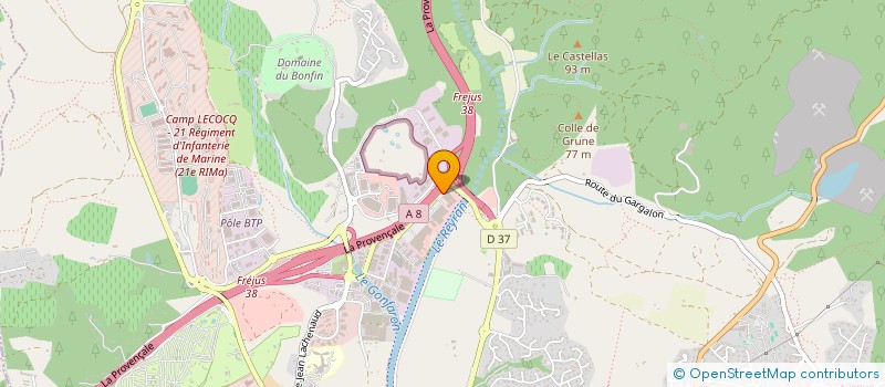 localisation de l'entreprise CHRISRAMAR à FREJUS
