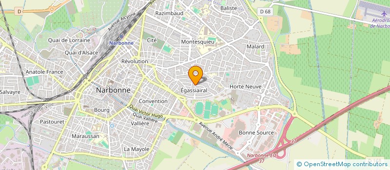 localisation de l'entreprise CHRISRO à NARBONNE