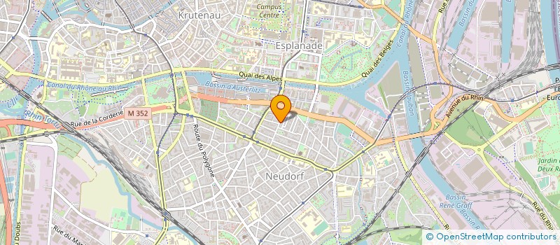 localisation de l'entreprise CHRISS à STRASBOURG
