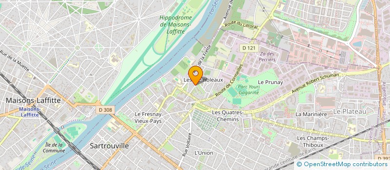 localisation de l'entreprise CHRISSE & CO à SARTROUVILLE