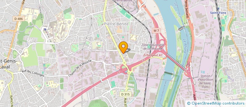 localisation de l'entreprise CHRISSIM HOLDING  OULLINS-PIERRE-BENITE