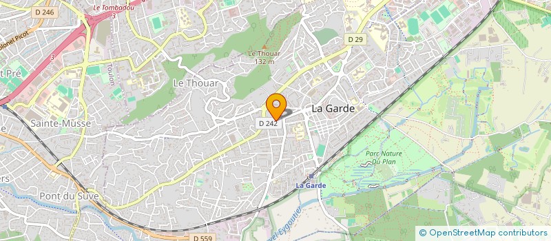 localisation de l'entreprise CHRISSO à LA GARDE
