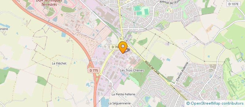 localisation de l'entreprise CHRISSYL IMMO à AVRILLE