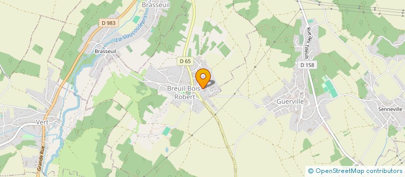 localisation de l'entreprise CHRIST-ALEX  BREUIL-BOIS-ROBERT