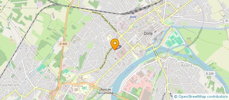 localisation de l'entreprise CHRIST AU COEUR à DOLE
